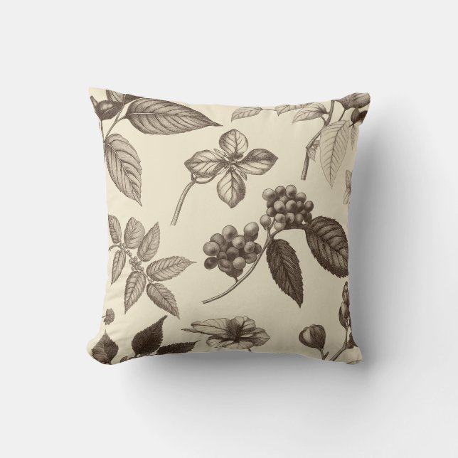  Botanical Line Art Pillow Kussen (Voorkant)