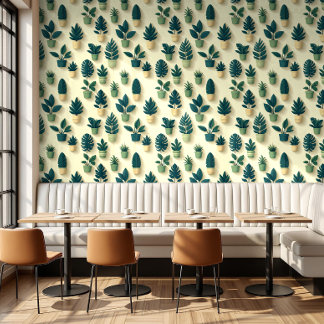 Botanical Loft Oasis | Luxe Airbnb Decor Behang