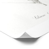 BOTANICAL "MADONNA LILY" REDOUTÉ POSTER (Coin)