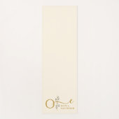 Botanical Monogram Pastel Yoga Yogamat (Voorkant)