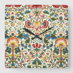  'Botanical Morris Design Time-stuk' Vierkante Klok