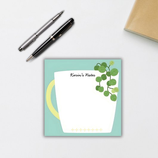 Botanical Mug Sticky Notes - Greenhouse