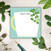 Botanical Mug Sticky Notes - Greenhouse