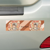Botanical Nature Lover Chibi Koala Sticker (En voiture)