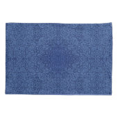 Botanical Pattern in Blue 2 Kussensloop (Achterkant)