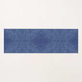 Botanical Pattern in Blue 2 Yogamat (Voorkant (horizontaal))