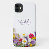 Botanical Phone Case with Wildflowers | iPhone (Achterkant)