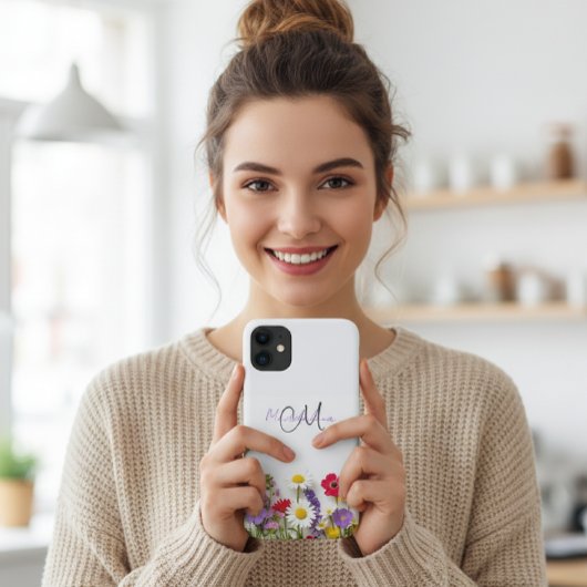 Botanical Phone Case with Wildflowers | iPhone