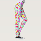 Botanical PomPoms All-Over-Print Leggings (Droite)