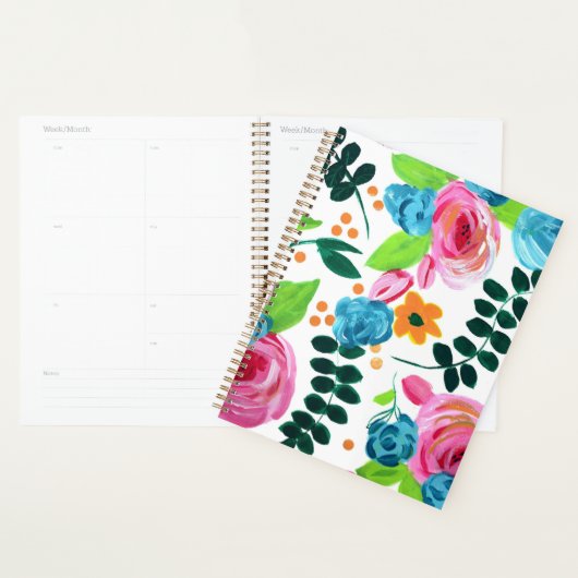 Botanical Pop planner (Devant avec enveloppe)