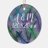 Botanical Save the date Ornament (Links)