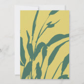 Botanical Sketch Citrus Pine Wedding Invitation (Dos)