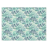 Botanical style tablecloth, green leaf tablecloth Tafelkleed (Voorkant (Horizontaal))