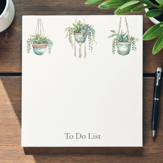 Botanical To Do List Notitieblok