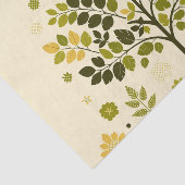 Botanical Tree To From Handmade with gift Tissuepapier (Detail)