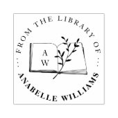  Botanical uit de Library of Custom Book Rubberstempel (Afrduk)