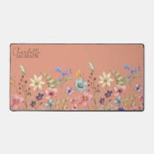 Botanical Watercolor Wildflowers  Peach (Recto)