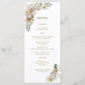 Botanical Wedding Menus Menu (Voorkant)