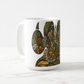 Botanical Wolf Paw Pine Forest Nature Mug (Devant gauche)