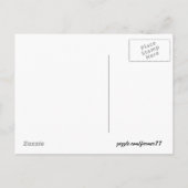 Botanicals Iris Save the Date Briefkaart (Achterkant)