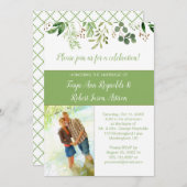 Botanicals Photo Block Uitnodiging alleen voor rec (Voorkant / Achterkant)