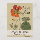 Botanicals Save the Date Briefkaart (Voorkant)