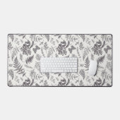  botanie & vlinderpatroon bureaumat (Keyboard & Muis)