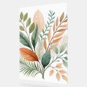 Botanique Abstrait Wall Art - Feuilles tropicaux (Angle)