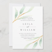 Botanique aérienne | Faire-part de mariage (Devant)