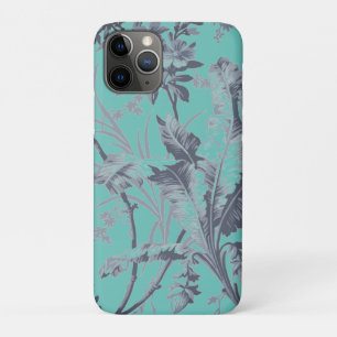 Botanique Aqua Chinoiserie Coque-Mate coque iphone