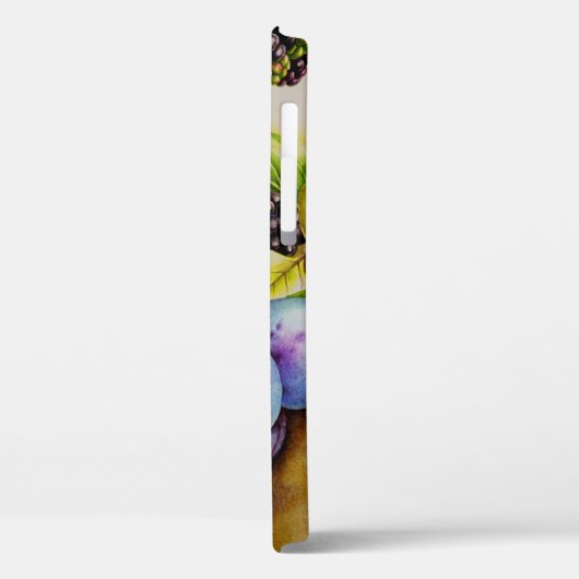 Botanique automne hérisson fruit fine art coque ip (Verso / Gauche)