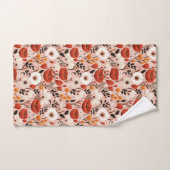 Botanique Boho Automne Fleur sauvage Meadow Motif (Serviette à main)