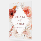 Botanique Boho Floral Frame Mariage (Angle)