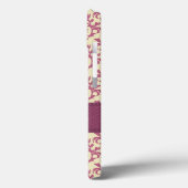 Botanique damas rose prune citron nom iphone coque (Verso / Gauche)