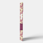 Botanique damas rose prune citron nom iphone coque (Verso / Droite)