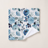 Botanique de la marine d'aquarelle (Gant de toilette)