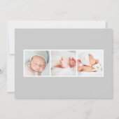 Botanique de printemps | Faire-part de naissance p (Dos)