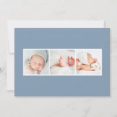 Botanique de printemps | Faire-part de naissance p (Dos)