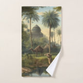 Botanique : dromadaires dans la jungle près d'une (Serviette à main)