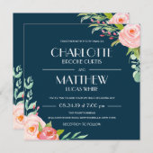 Botanique en fleurs| Faire-part de mariage (Devant / Derrière)