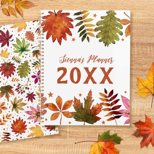 Botanique Feuilles d'automne Planificateur de feui