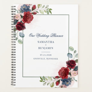Botanique Floral Bourgogne Mariage Script