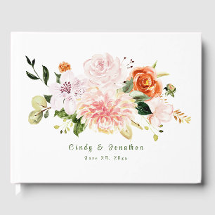 Botanique Florales Mariage Livre d'or