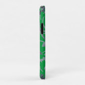 Botanique Green Chinoiserie Coque-Mate coque iphon (Dos/Droite)