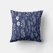 Botanique Matisse style floral motif coussin (Verso)