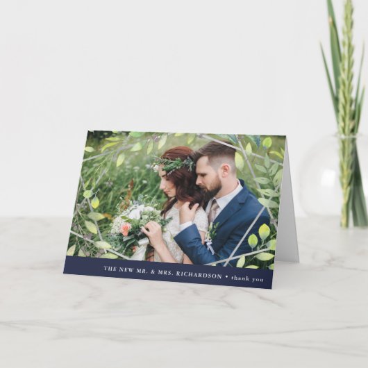 Botanique moderne| Silver Geo avec Merci photo (Devant)