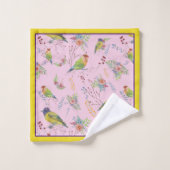 Botanique oiseaux (Gant de toilette)