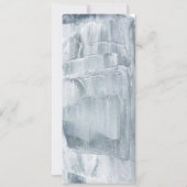 botanique rustique Mariage Dîner Menu Invitation (Dos)