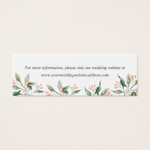 Botanique simple et élégant Mariage site Web Enclô