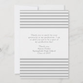 Botanique tendance | Graduation Merci photo (Dos)